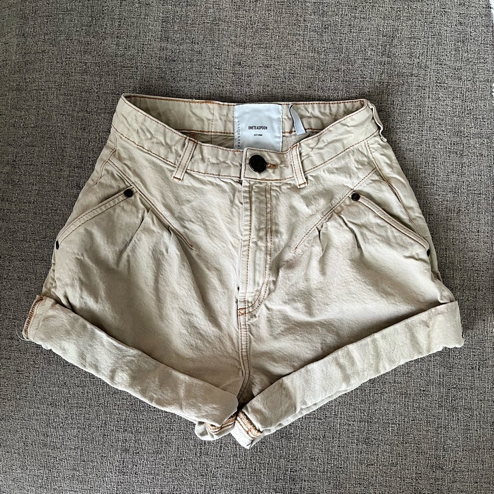 One Teaspoon Khaki Shorts sz 25